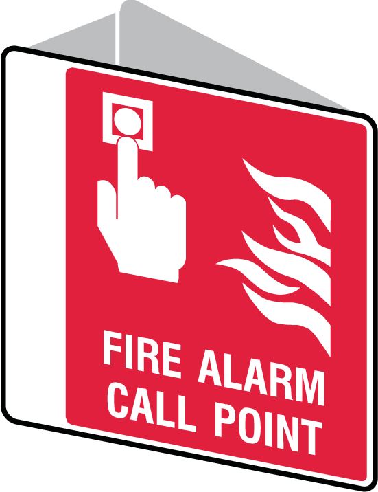 Plastic Tags - Fire Alarm Call Point 2 Safety Sign